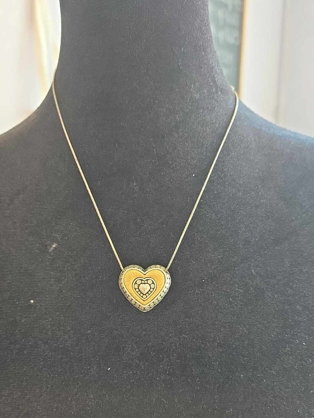 Brighton Mixed Metal Heart Necklace